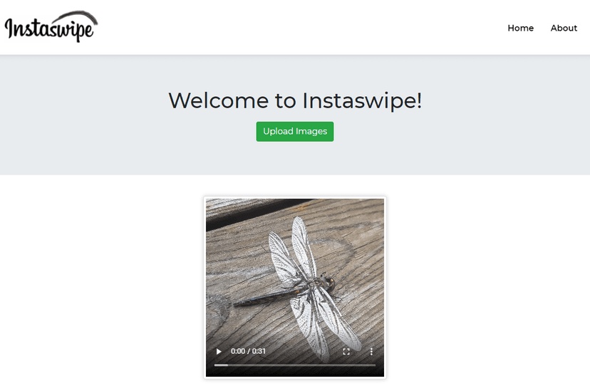 Instaswipe screen shot